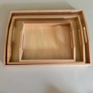 3 Nesting Montessori Trays